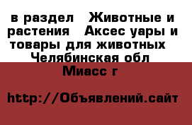  в раздел : Животные и растения » Аксесcуары и товары для животных . Челябинская обл.,Миасс г.